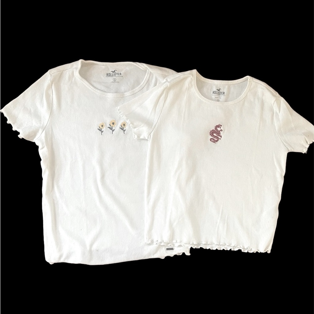 Hollister - 2 pcs baby tees. Small